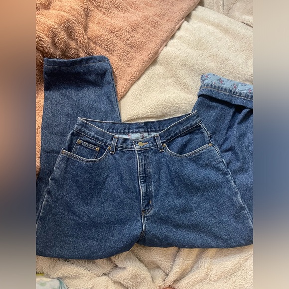 L.L. Bean Denim - EUC Vintage L.L. Bean Double Fleece Lined Straight Leg Denim Jeans